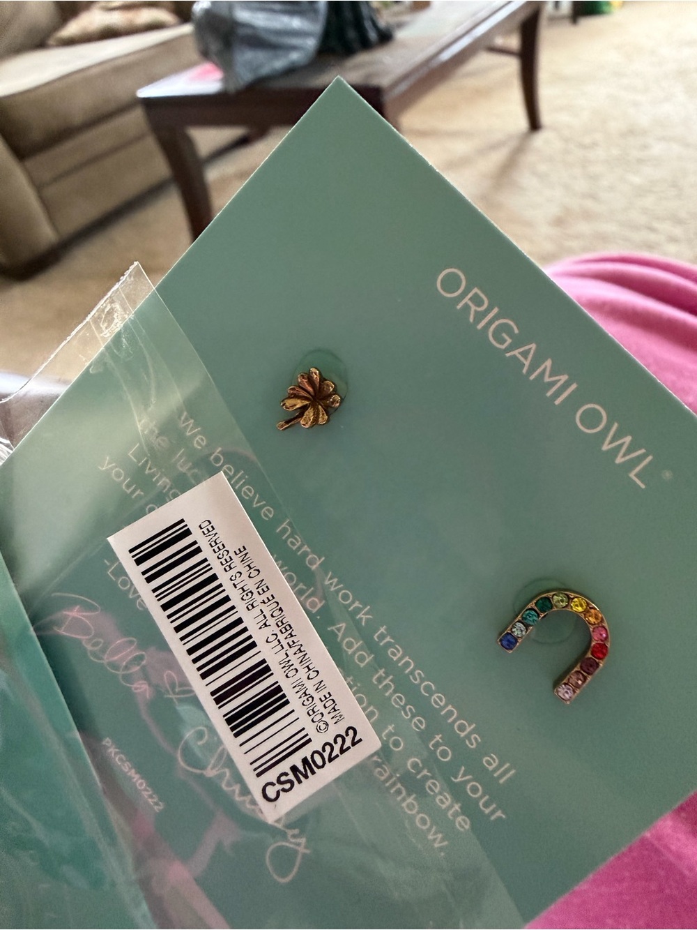 Origami Owl Good Luck Charm Set  - Multicolor